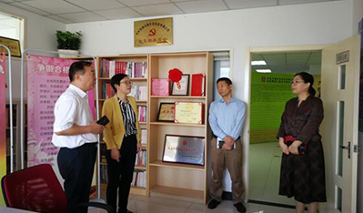 濱海新區(qū)統(tǒng)戰(zhàn)部部長蒞臨天津天隆農(nóng)業(yè)有限公司指導(dǎo)工作